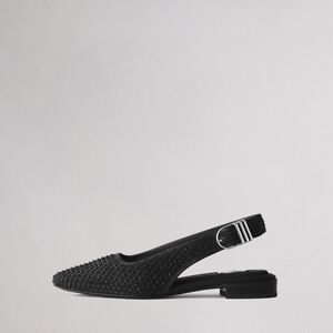 rag & bone Astra Diamante Black Studded Slingback